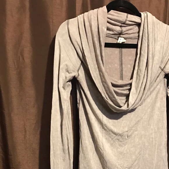 free people cowl neck top - Picture 2 of 2